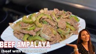 BEEF AMPALAYA (beef with bitter melon)|JSB and Everything