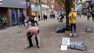 The Hozier - Take me to church - Busking cover by Jason Allan