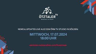 Ötztaler Radmarathon ÖRM TV #1: 17.07.2024 - News & Talk zum Ötztaler Radmarathon