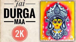 Maa Durga drawing/ Navaratri special/ Durga puja/ art and craft with Priyam