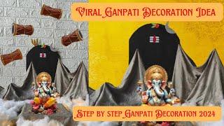 Top Ganpati Decoration Ideas 2024 / Creative & Easy Diy Decor For Ganesh Chaturthi  #ganpati #diy