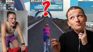 KANN ich meinen Alpe du Zwift Rekord SCHLAGEN? Intervall Indoor Fahrrad Training | Wiener Verkehr