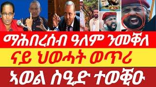 ኣወል ተወቒዑ፣ ወጥሪ ህወሓት፣ ማ/ሰብ ዓለም ንመቐለ፣  #zena_tigrigna #tigraynews #eritrea #eritv #tigray_tv