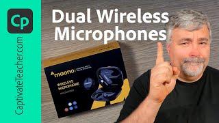 WM620 Wireless Lavalier Dual Microphone from Maono