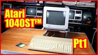 Atari 1040STFM Pt1: First look and clean