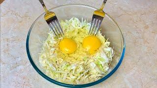 Cabbage and 2 eggs A delicious dinner made from simple ingredients So you haven't cooked cabbage yet