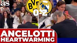 ANCELOTTI'S FIRST move after final whistle: a HEARTWARMING moment with HIS WIFE | Real Madrid