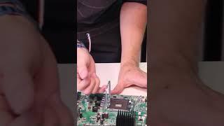 Blindfolded CPU Installation #computerbuild #blindfold