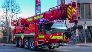 [FEUERWEHRKRAN rückt aus!] - Feuerwehr DORTMUND | Einsatzfahrt der Sondereinheit BERGUNG!