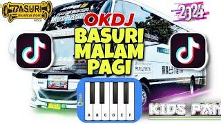 TELOLET REMIX BASURI MALAM PAGI | BUS KIDS PANDA TUNGGAL JAYA JB5 | TUTORIAL PIANIKA BASURI #basuri