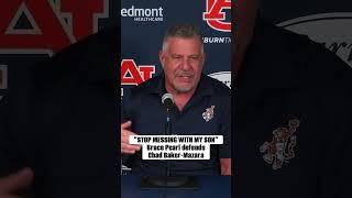 Auburn head basketball coach Bruce Pearl goes on a fiery rant defending Chad Baker-Mazara