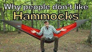 Why people don't like hammocks