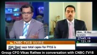 Group CFO Vikas Rathee in conversation with CNBC-TV18 | Show - Street Signs