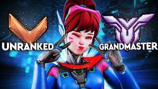 EDUCATIONAL DVA Unranked to GM Season 11 | (DVA ONLY GAMEPLAY) The movie | Overwatch 2