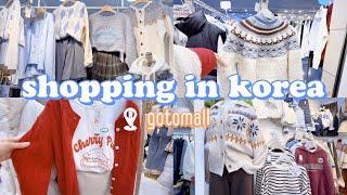 shopping in korea vlog  gotomall winter fashion haul ️ underground shopping center ️