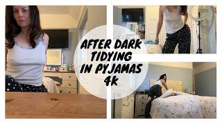 4K | Clean with Me | After Dark Tidying | ASMR | NO TALKING