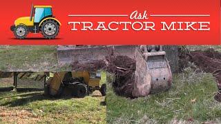 Stump Grinder Versus Backhoe, There's a Clear Winner