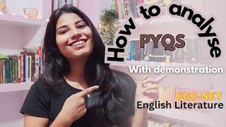 How to analyse PYQs? UGC-NET English Literature #ugcnet