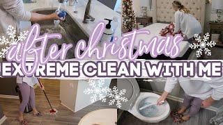 *NEW* DEEP CLEANING MOTIVATION | AFTER CHRISTMAS EXTREME CLEAN WITH ME | BIG MESS | Lauren Yarbrough