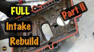 1996 - 2000 GM OBS Truck Vortec V8 Intake Manifold FULL Rebuild Gasket Oil Leak Repair (Chevy & GMC)