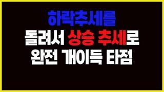 차트의정석 1번 자리 만드는 하락 추세를 상승추세로 돌려주는 자리 가성비 굿! 당일 상승률 루닛20%, 쓰리빌리언 21% 대박