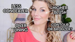 MAKEUP SECRETS for OVER 40 | What to use, where to put it and when to skip it!