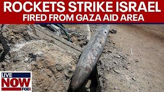 BREAKING: Rockets strike Israel, fired by Hamas from Gaza humanitarian zone | LiveNOW from FOX