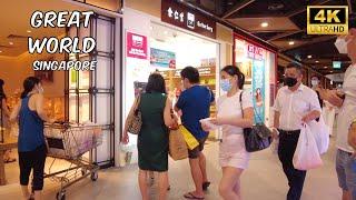 Great World City Mall | Singapore ASMR Holiday Travel Tour | Jun 2022 [4K]