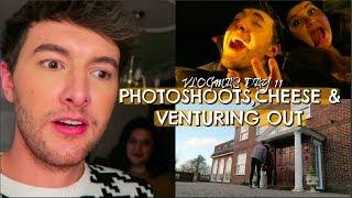 VLOGMAS DAY 11 (PHOTOSHOOTS,CHEESE & VENTURING OUT)