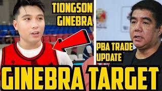 GINEBRA TRADE TARGET KUNIN SI JUAMI TIONGSON | PBA TRADES LATEST UPDATE