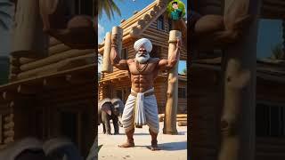 "Bodybuilder Dada aur Nanhe Hathi Ka Sapna Tsunami Mein Toota! "