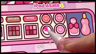 (eng) ASMR cute mini cosmetics store coloring  | Tok Tingle iPad Drawing | White noise healing 