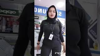 Viral...abg jilbab anu,,,nya GEDE..