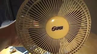 Super 6DT 6" fan (2000) restoration, demo