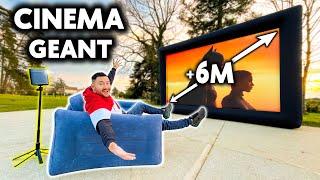 I made a Giant Cheap Cinema! (he is huge)