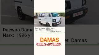 1996 yil damas narxi obuna bo'lilar #avto #bozor #cr7 #gentra #gmavto #narx #new #ronaldo #salon