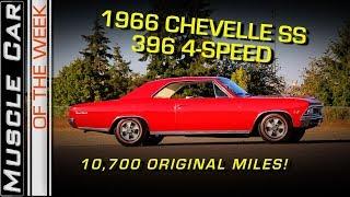 1966 Chevelle SS396 4-Speed with 10,700 Miles Video: Muscle Car Of The Week Episode 253 V8TV