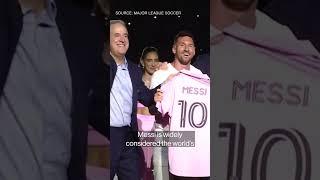 Lionel Messi takes the field for Inter Miami