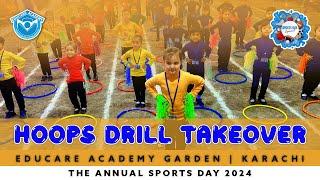  HOOPS DRILL TAKEOVER AT ANNUAL SPORTS DAY 2024!  | EDUCARE ACADEMY GARDEN | KARACHI