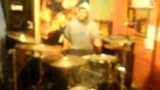 Jordan Swain on drums (messing about)