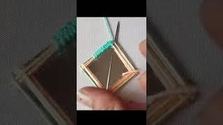 square Mirror Work tutorial #viral #reels #craft #shorts #mirror