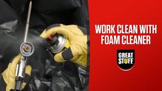 How to Clean Great Stuff Pro™️ Spray Foam Dispensing Guns with Great Stuff™️ Foam Cleaner