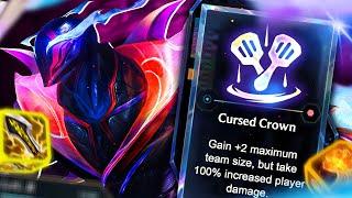 I WON WITH CURSED CROWN in a TOURNEY SCRIM!! | Teamfight Tactics Set 10