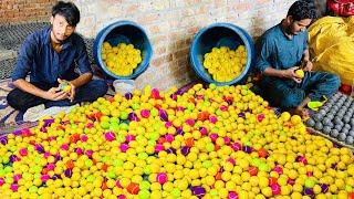 Fantastic Process of How Tennis Balls Are Made in Factory /Tenis Balls Manufacturing Mass Production