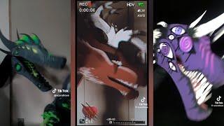 ScarOfLove Paper Dragon Puppet TikTok Compilation 6!