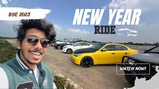 DRIVING ₹1,00,00,000 CAR // NEW YEAR CAR MEET️