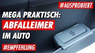 ‍️ Empfehlung: Mülleimer/Abfalleimer  fürs Auto  (VW, SEAT, SKODA)