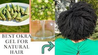 #okragel #okra ️HOW TO MAKE OKRA GEL: FOR HAIR GROWTH, CONDITIONING, DETANGLING & STYLING️️