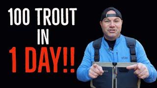 I caught 100 trout fly fishing in 1 day...YOU can too!!