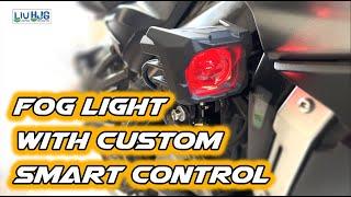 HJG FogLight With Custom Smart Control | #ns200 #ns200modified #ktm #mt15